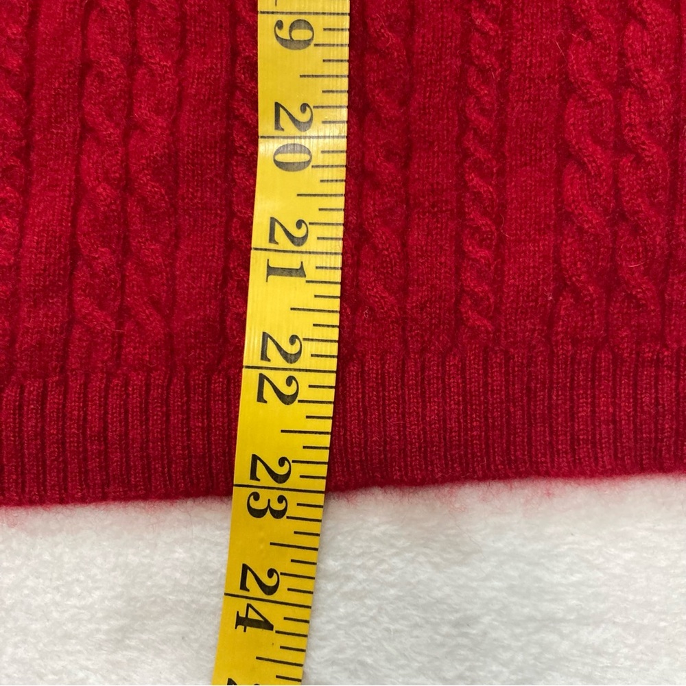 Valerie Stevens Cashmere Sweater, Size Large Red - Picture 9 of 9